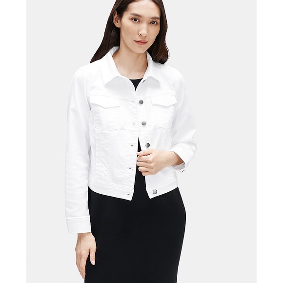 Eileen Fisher Jackets & Blazers - Eileen Fisher Organic Cotton Cropped Large Jacket